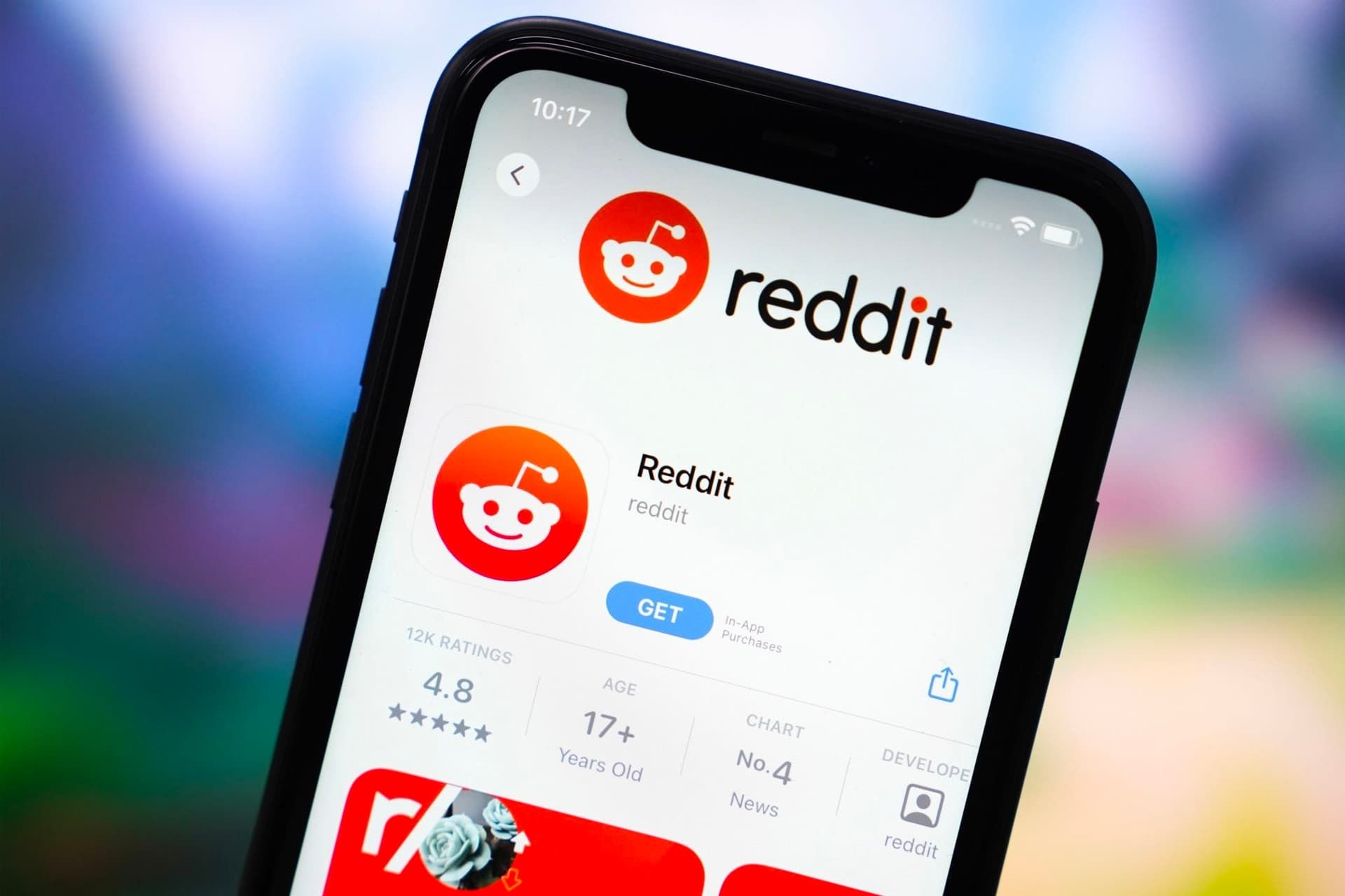 صفحه ردیت / Reddit در اپ استور آیفون