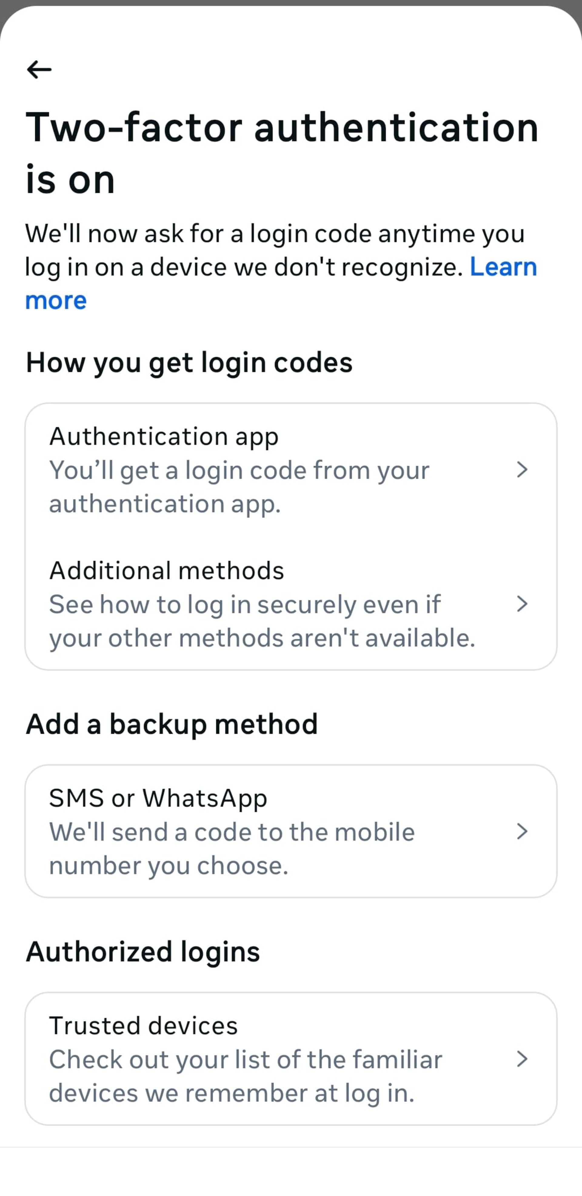instagram-authentication-6803c2d1f4225fb915a12d42 فعال کردن تایید دو مرحله اینستاگرام